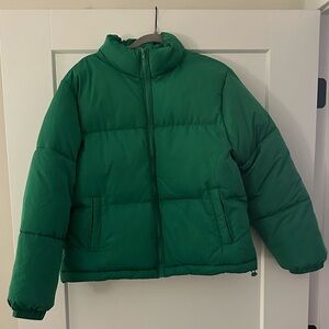 Forever 21 Kelly Green Puffer